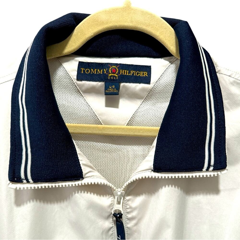 Tommy Hilfiger Golf Poplin Zip Front Jacket Size L - Picture 4 of 10